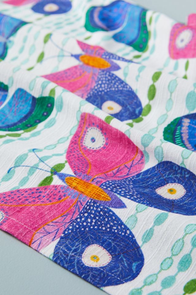 Paule Marrot Butterfly Dish Towel #2