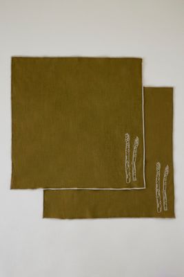 Maegen Linen-Blend Napkins, Set of 2