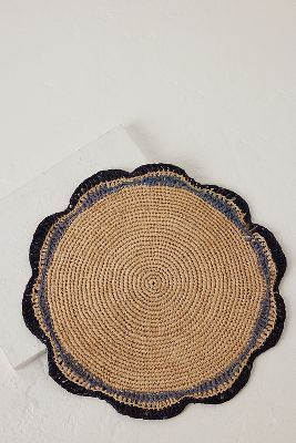 Payton James Woven Raffia Round Placemat