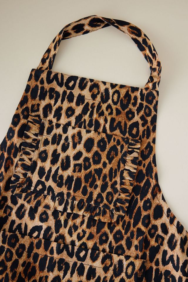 Damson Madder Valerie Leopard Apron #1