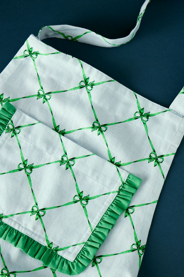 Grembiule Valerie con Fiocco Damson Madder #3