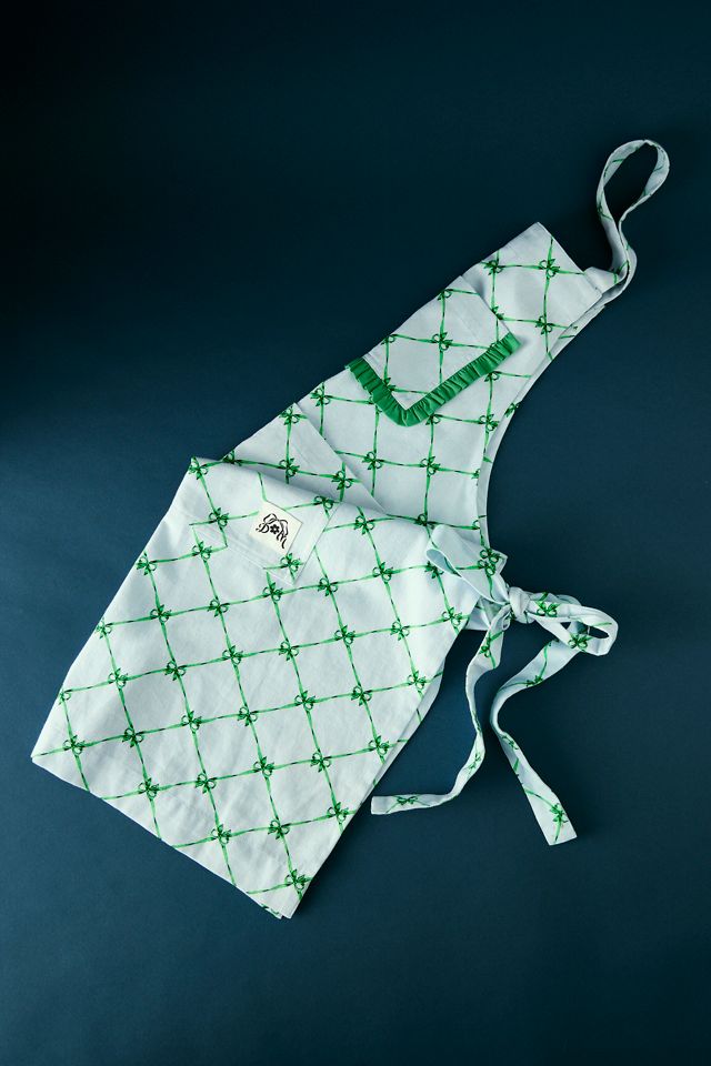 Grembiule Valerie con Fiocco Damson Madder #1