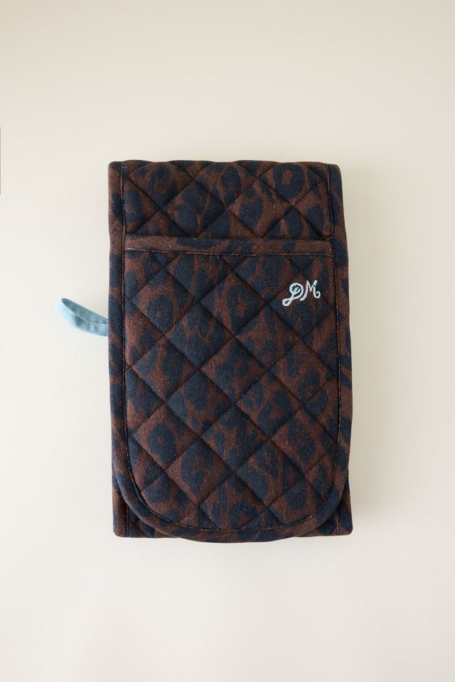 Damson Madder Leopard Double Oven Glove #1