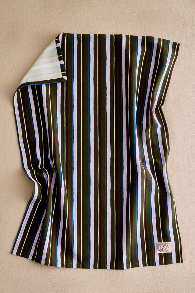 Damson Madder Spot & Stripe Tea Towels, Set of 2 #1
