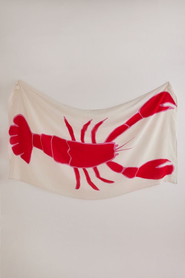 Amuse La Bouche Lobster Linen Tablecloth #1