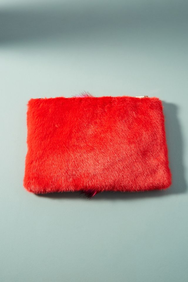 Ronda Faux Fur Pouch #1