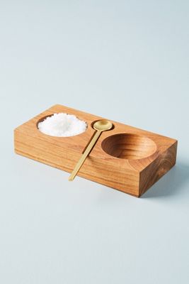 Teak Salt Cellar