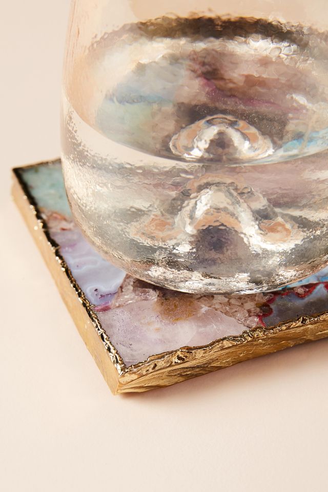 Composite Agate Coaster #1
