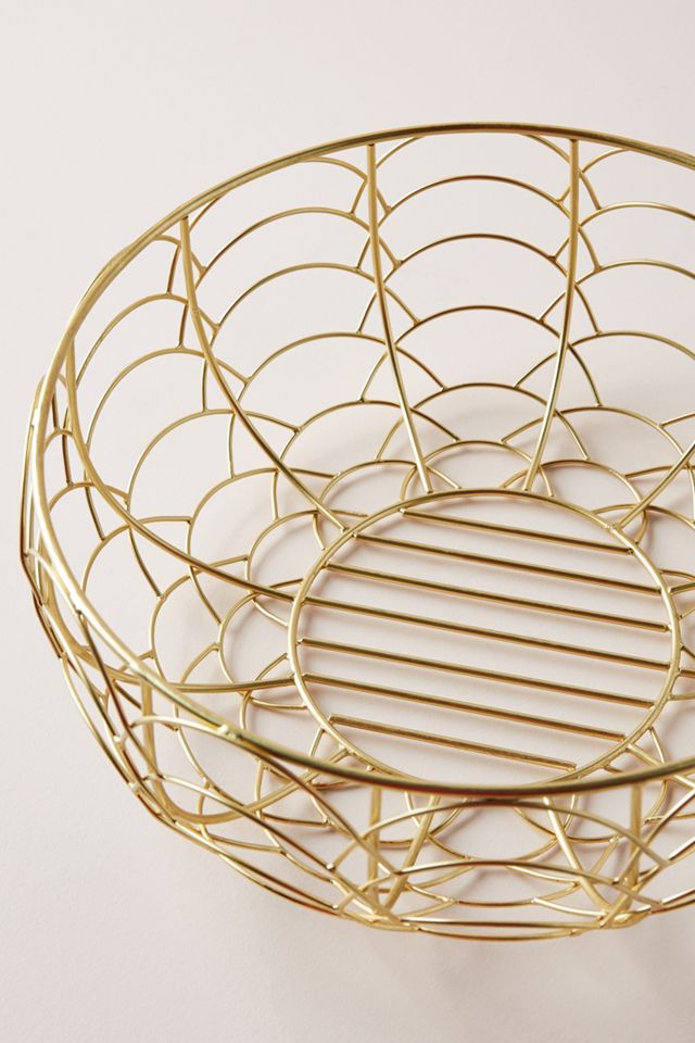 Scalloped Fruit Basket #1