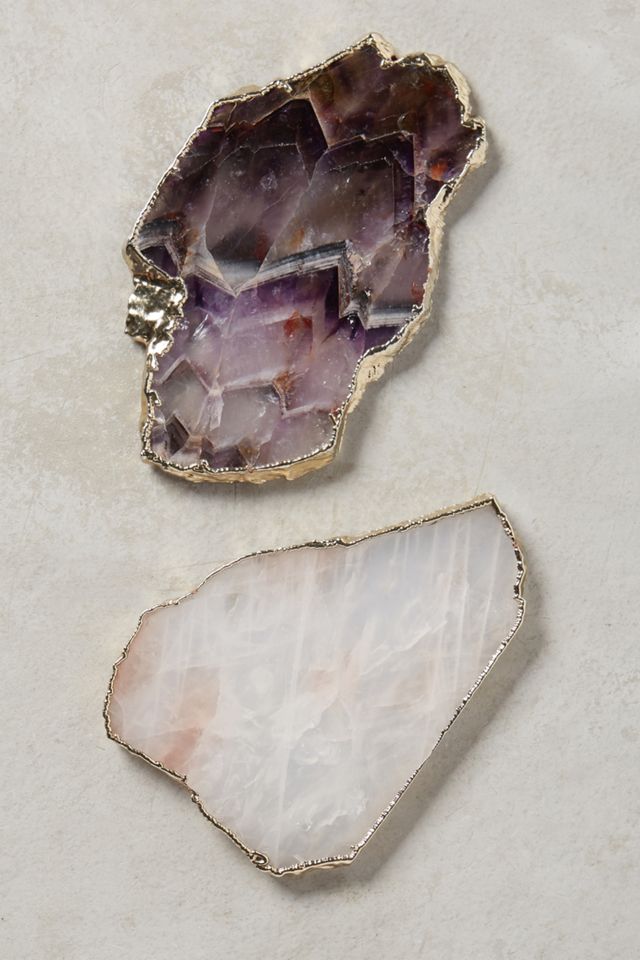 Slivered Geode Coaster #1