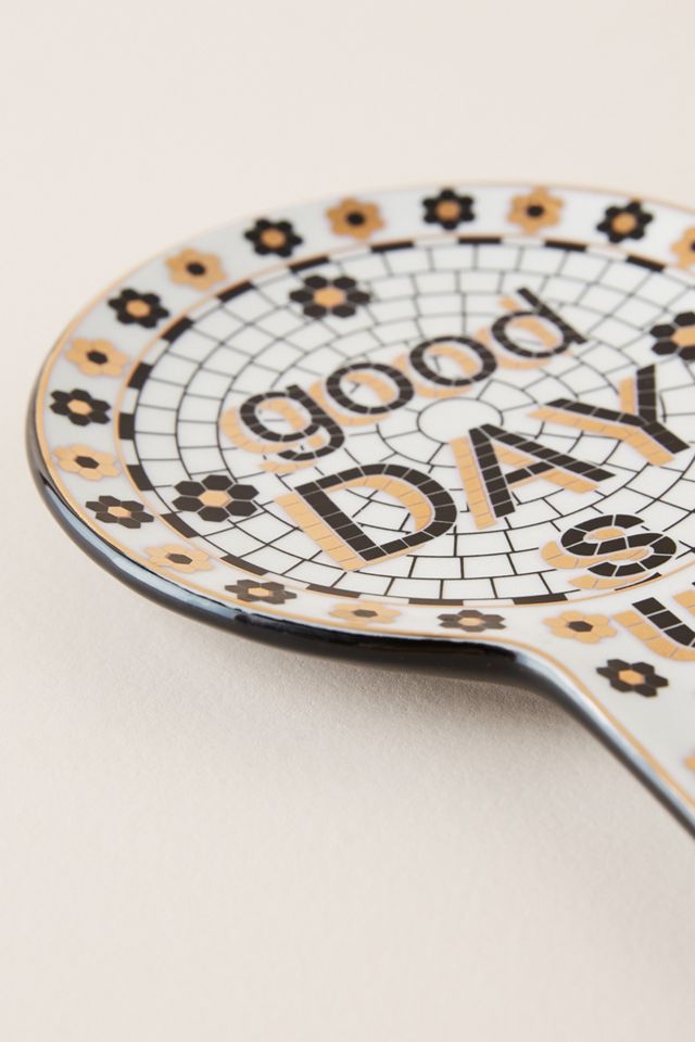 The Bistro Tile Stoneware Spoon Rest #2