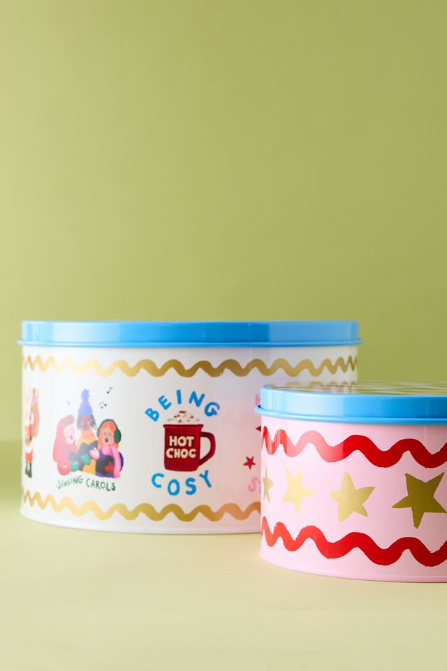 Eleanor Bowmer Fabulously Festive Cake Tins, Set of 2 #1