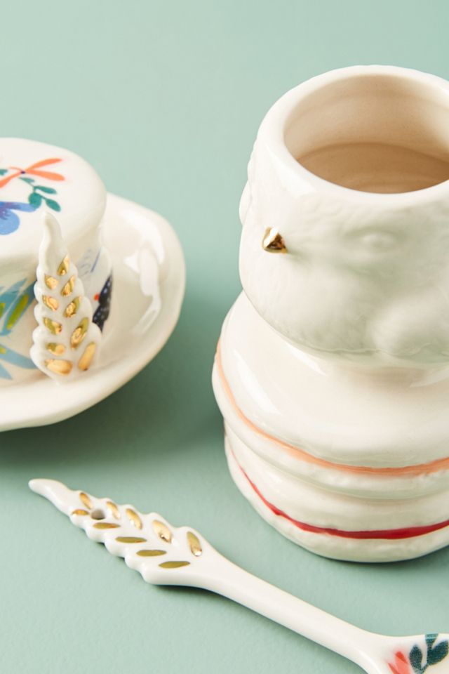 Corrine Sugar Pot & Spoon #1