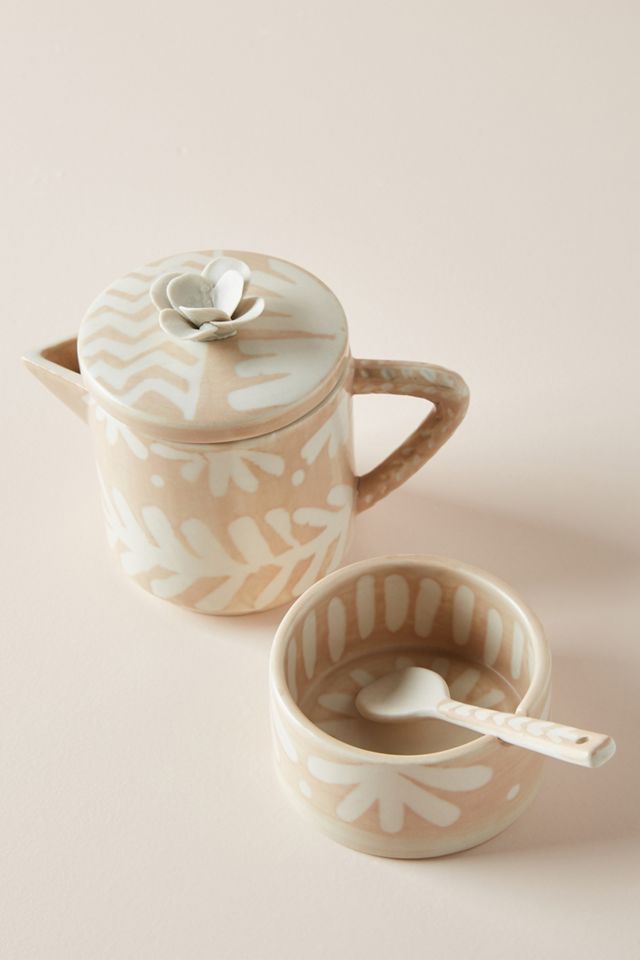 Anna Westerlund Gloria Sugar Pot and Creamer Set #2