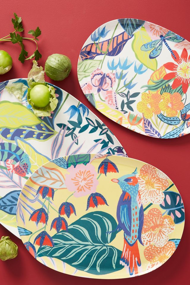 Tropical Melamine Platter #1