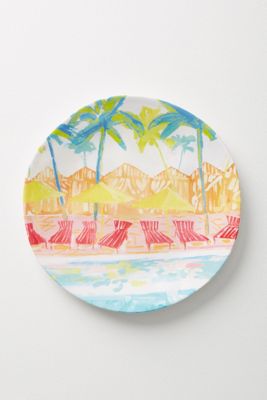 Sunscene Melamine Dinner Plate