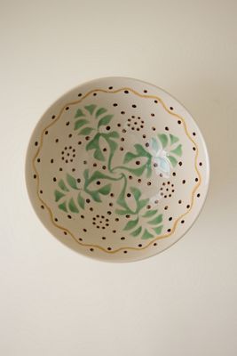 Heikki Medium Hand-Painted Stoneware Bowl