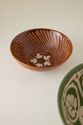 Heikki Medium Hand-Painted Stoneware Bowl