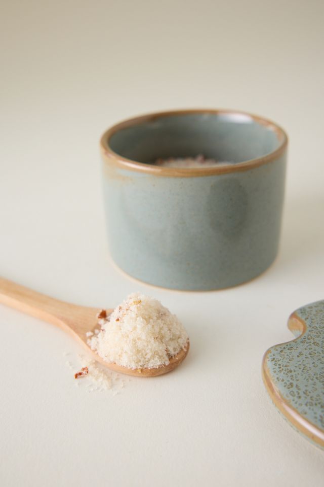 Pixie Stoneware Jar with Lid & Spoon #2