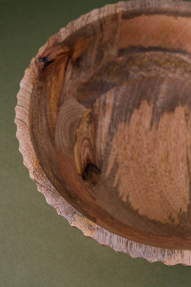 nkuku Small Gavivi Mango Wood Bowl #1