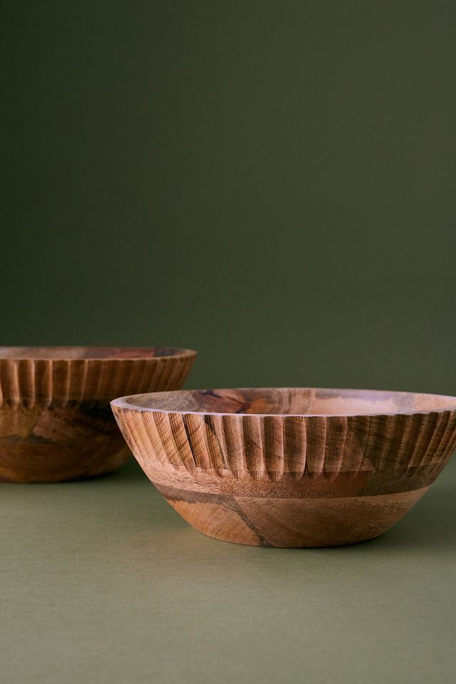 nkuku Small Gavivi Mango Wood Bowl #2