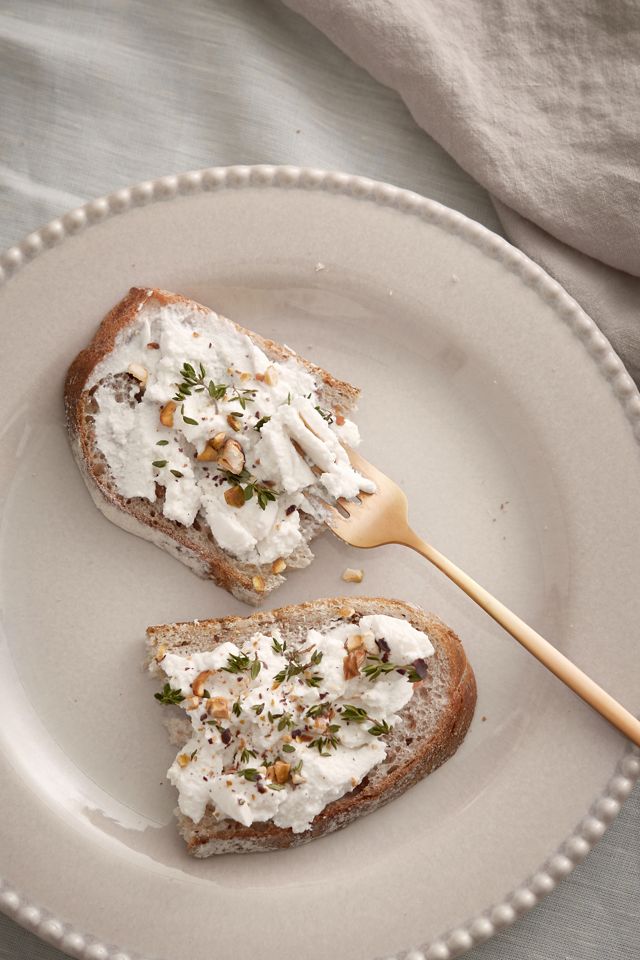 Set di 4 piatti piani con perle #2