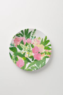 Paint + Petals Melamine Dinner Plate