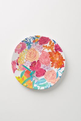 Paint + Petals Melamine Dinner Plate