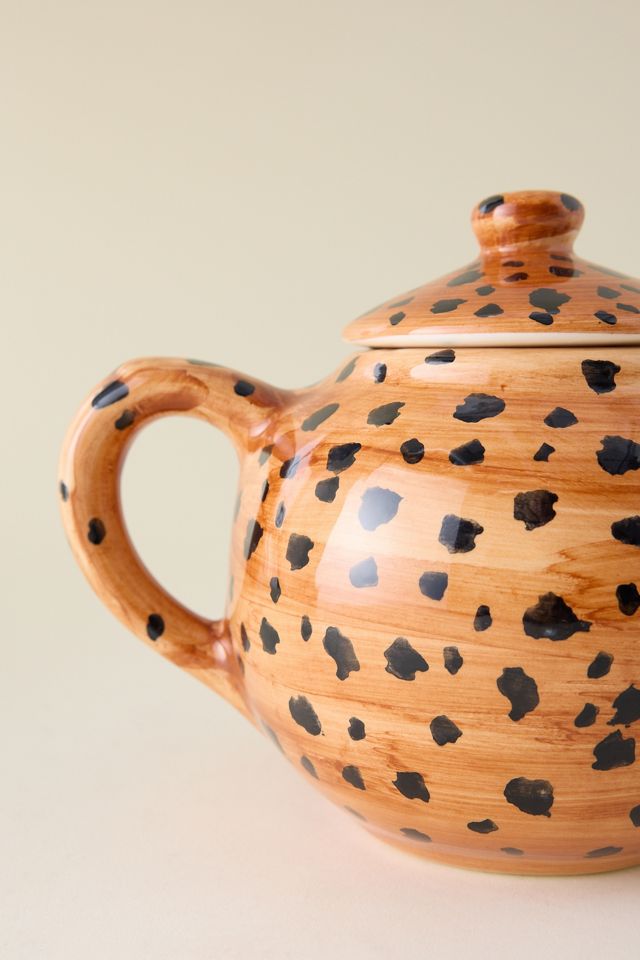Anna + Nina Leopard Teapot #1