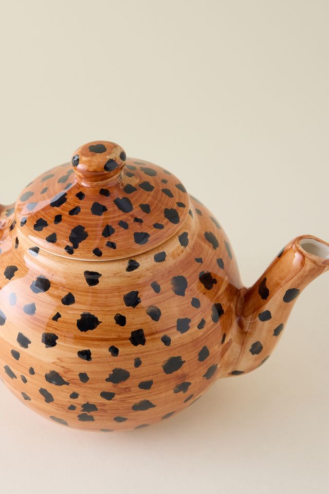 Anna + Nina Leopard Teapot #2