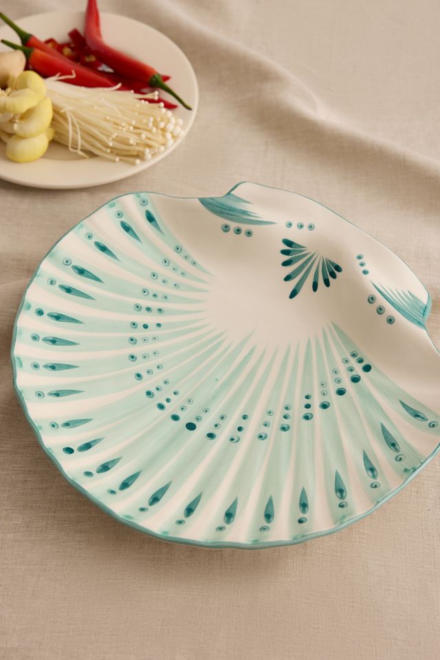 Plat de service Shell Verde Anna + Nina #1