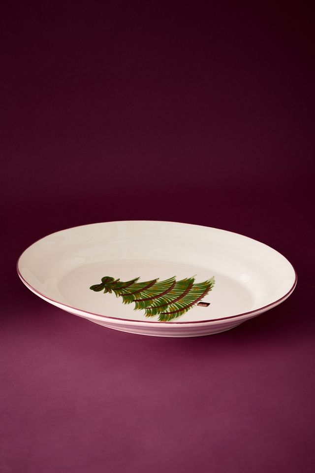 Anna + Nina Christmas Tree Serving Platter #2