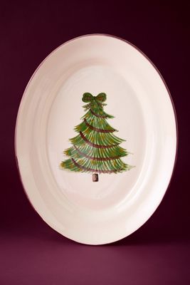 Anna + Nina Christmas Tree Serving Platter
