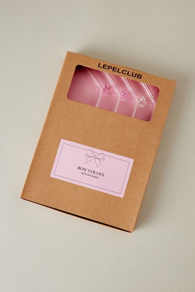 Lepelclub Bow Straws, Set of 4 #1
