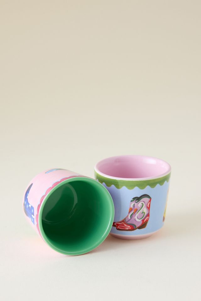 Eleanor Bowmer Electric Coast Egg Cups, Set of 2 #4