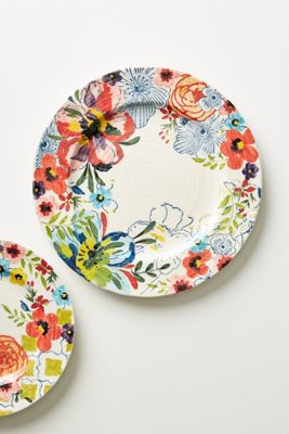 Sissinghurst Castle Bread Plates, Set of 4