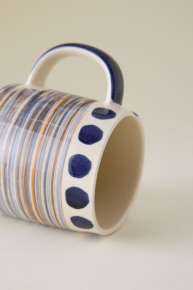 Tazza in Gres Dipinta a Mano #1