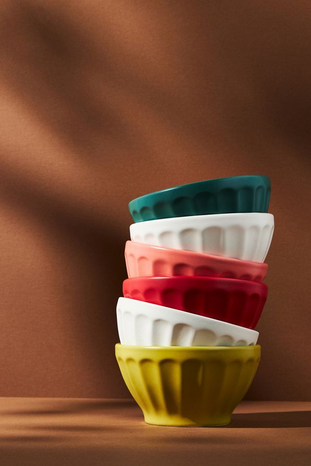 Matte Latte Bowls, Set of 6