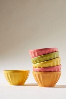 Matte Latte Bowls, Set of 6