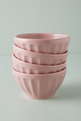 Matte Latte Bowls, Set of 4