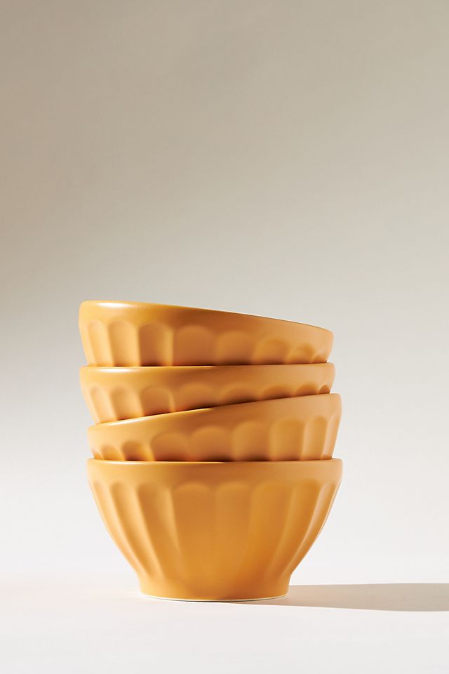 Matte Latte Bowls, Set of 4