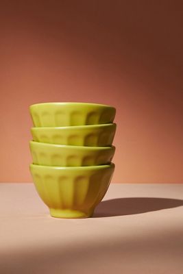 Mini Matte Latte Bowls, Set of 4