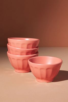 Mini Matte Latte Bowls, Set of 4