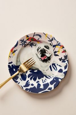 Jay McClellan Studio Bone Appetit Dessert Plate