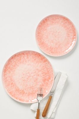 Lehua Melamine Dinner Plates, Set of 4