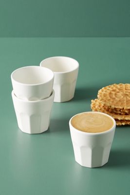 Matte Latte Espresso Cups, Set of 4