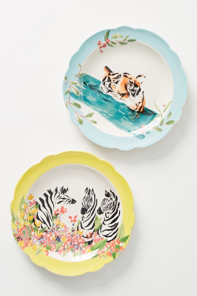 Lucy Eldridge Seeing Stripes Dessert Plate #1