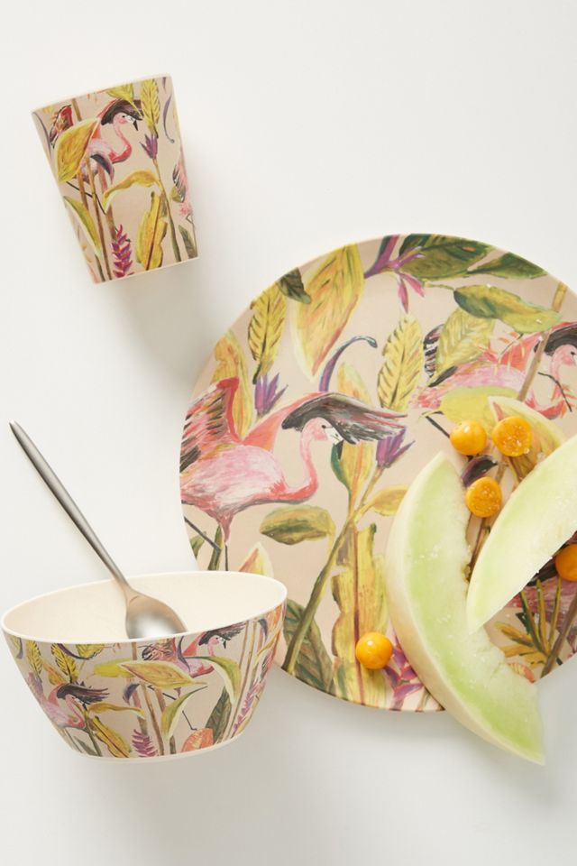 Femke Zwaan Bamboo Melamine Dinner Plate #3