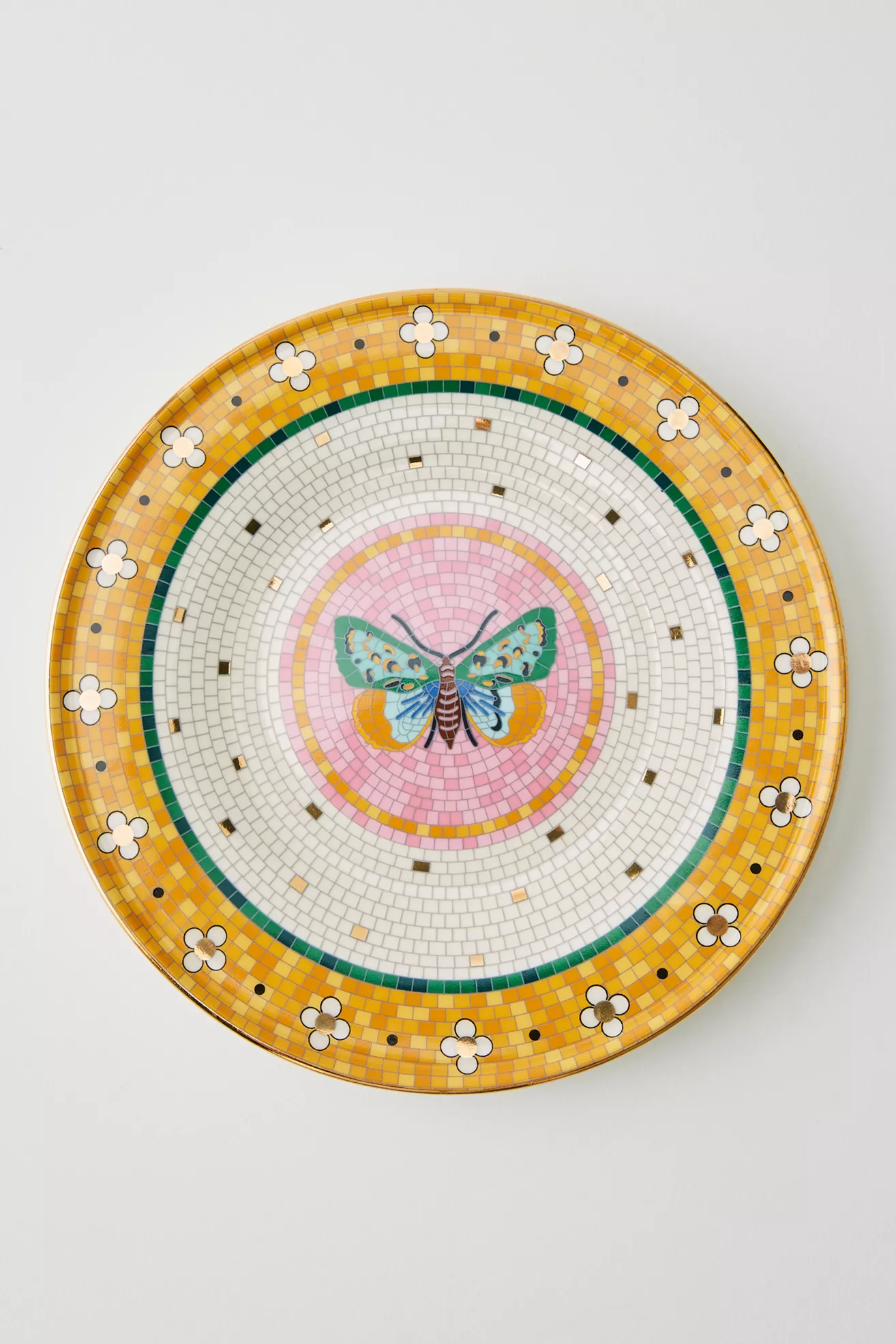 Bistro Tile Stoneware Dessert Plate: Garden Edition - thumbnail 6