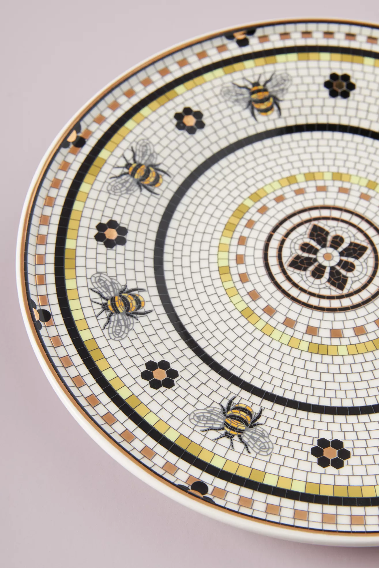 Bistro Tile Stoneware Dessert Plate: Garden Edition - thumbnail 2